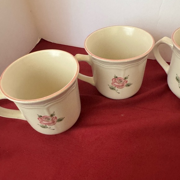 RARE Gibson Country Rose Large Mug 14 Ounces Set of 4 Dishwasher+Microwave Safe - Picture 9 of 9